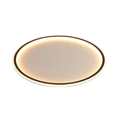Nordic Minimalist Circular LED Ceiling Light with Remote Control for Versatile Home Spaces