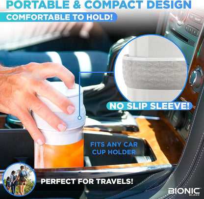 Bionic Blade Portable Rechargeable Smoothie Blender and Juicer for Protein Shakes and Baby Food