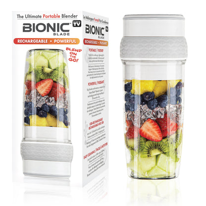 Bionic Blade Portable Rechargeable Smoothie Blender and Juicer for Protein Shakes and Baby Food